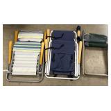 (5) Fold Up Camping Chairs