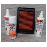 Toyota K&N Filter Oil & Cleaner