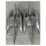 (2) 1956 Ford Fairline Hood Ornaments