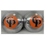 (2) Case Power 'Dog Dish' Style Hubcaps