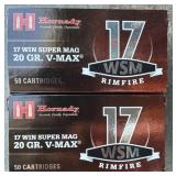 (100) Rounds 17 Win Super Mag Ammo