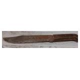 Old Bowie Style Knife w/ Sheath