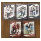 (5) Absolute Football Cards