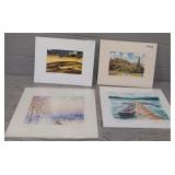 (4) Signed Prints