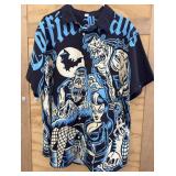 Menï¿½s Button Up Gothic Frankenstein Shirt