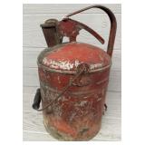 Vintage Red Safety Trigger Gas Can