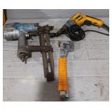 Nail Gun Dewalt Drill & Hand Tacker