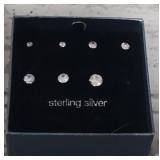 Variety of Sterling Silver Earrings