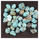 Turquoise Stones Drilled Beads