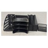 Assorted Plastic Paper/File Holders