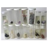 (14) Bottles of Natural Gemstones/ Crystals