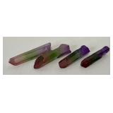 (4) Rainbow Quartz Towers