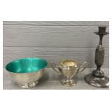 (3) Antique & Vintage Silverplated Items