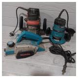 (2) Routers & Power Planer