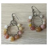 Sterling Silver & Persian Jade Earrings