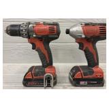 Milwaukee Impact Driver & Driver Drill