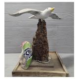 Seagull Driftwood Sculpture