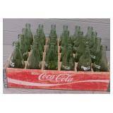 Vintage Wood Coca-Cola Case w/Bottles