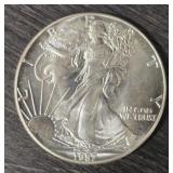 1987 Silver Eagle Dollar Dollar