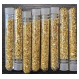 (8) Vials of Gold Foil Leaf Flakes #2