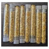 (8) Vials of Gold Foil Leaf Flakes #1