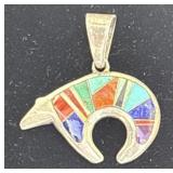 Sterling Silver Begay Navajo Pendant