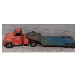 Old Metal Truck & Trailer