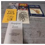 (5) Gold Books 1 Antique Pipes