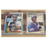 (2) 1989 Ken Griffey Jr Rookie Fleer & Topps Cards