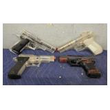 (4) Various Airsoft Pistols