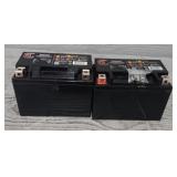 (2) Conlinental Motorcycle Batteries