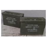 (2) Ammo Cans