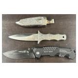 Ray Cutlery Knife & (1) Dagger w/ Sheath