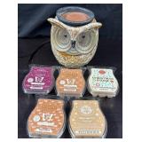 (5) Scentsy Wax Bars & Owl Wax Melter