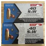 (100) Rds Aguila .40 S&W. Ammo