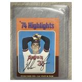 1974 Topps Mini Nolan Ryan Baseball Card