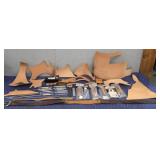 Assortment of Leather & Tools