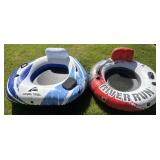 (2) River Run & Ozark Trail Floating Tubes