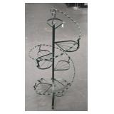 Green Metal Plant Stand