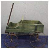 Decorative Wood & Metal Kids Wagon