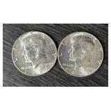 (2) 1972 Kennedy Half Dollars: 40% Silver #2