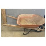 Orange Wheelbarrow