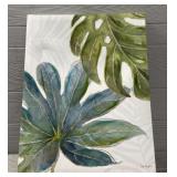 Lisa Audit Leaf Painting Canvas
