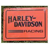 Official Harley-Davidson Racing Tin Sign