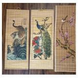 (3) Vintage Chinese Tapestries