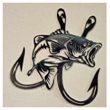 Metal Bass Fish Cutout