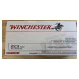 (40) Rds Winchester .223 Remington Rifle Ammo