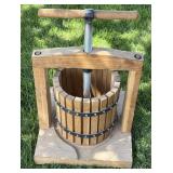 Antique Wooden Fruit Press