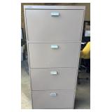 Yawman-Erbe 4-drawer Lateral Filing Cabinet