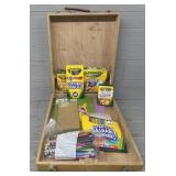 Childrenï¿½s Tabletop Easel w/ Art Supplies